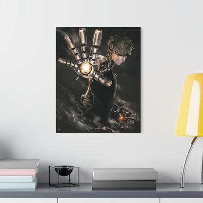 Genos Unleashed, One Punch Man, No Background, Fan Concept Style, Acrylic Wall Art