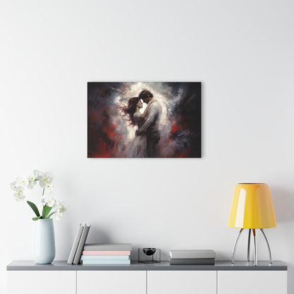 Love, human emotion, color splash concept, acrylic wall art