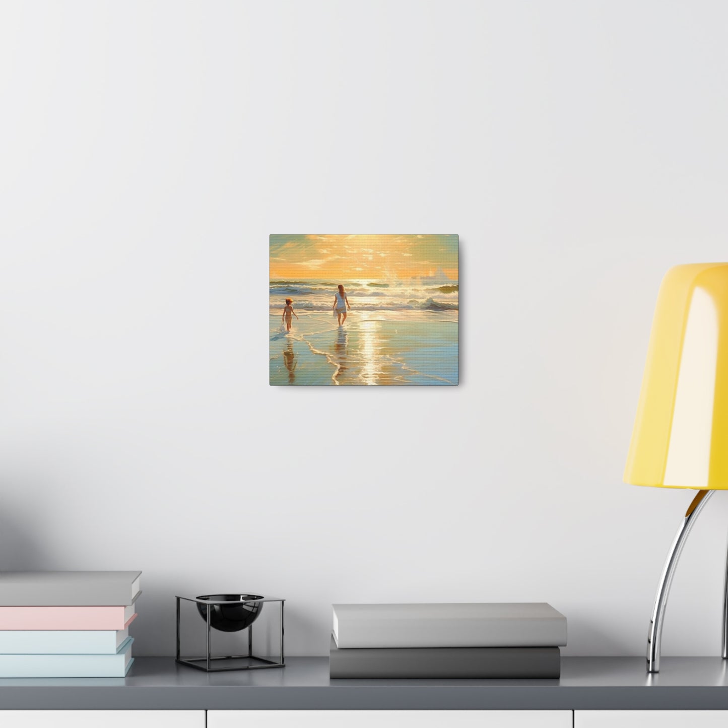 Sunset Walk Canvas Art