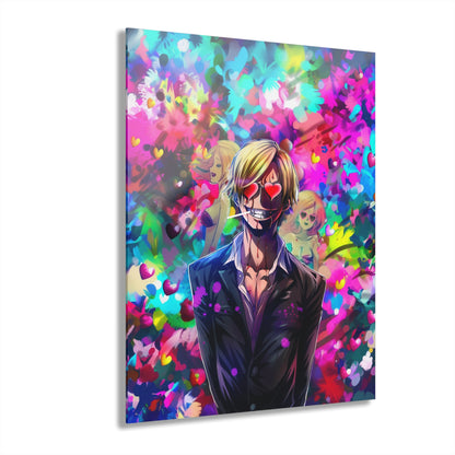 Lovestruck Sanji, One Piece Concept Style, Acrylic Wall Art