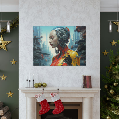 Pretty AI Canvas Art