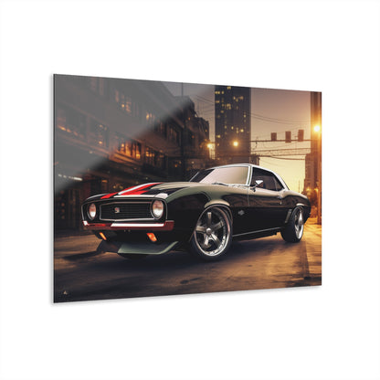 Street Racer, Landscape Concept Style, Acrylic Wall Art