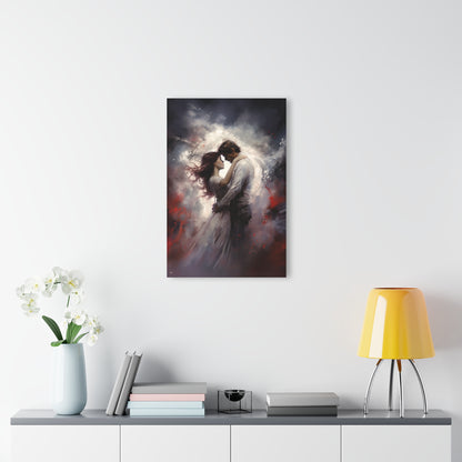 Love, human emotion, color splash concept, acrylic wall art