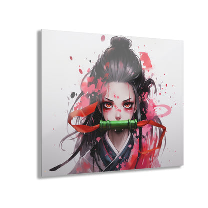 Nezuko, Anime, Demon Slayer, Color Splash, Concept, Style, Acrylic Wall Art