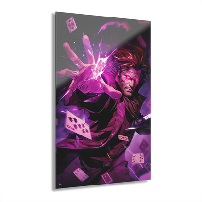 Pick a Card, Gambit, X-men Acrylic Wall Art