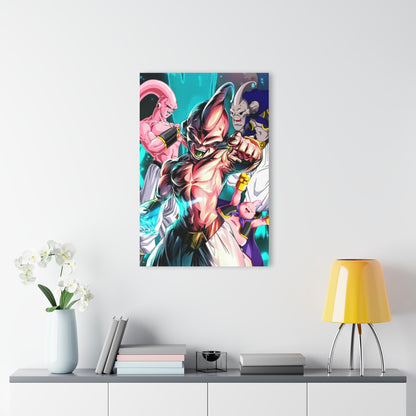 Evolution of Majin Buu, Dragonball Fan Concept Style, Acrylic Wall Art