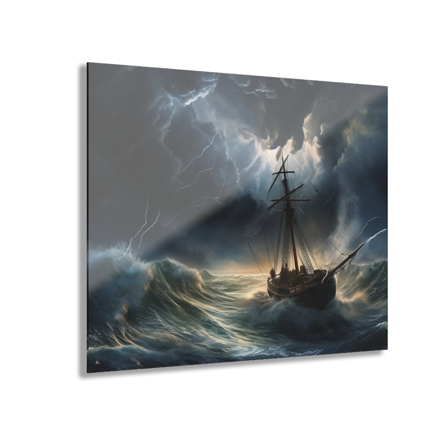 Stormfront, Landscape Concept Style, Acrylic Wall Art