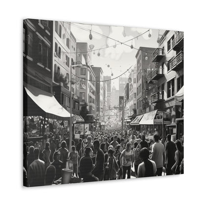 Street Fair Canvas Art