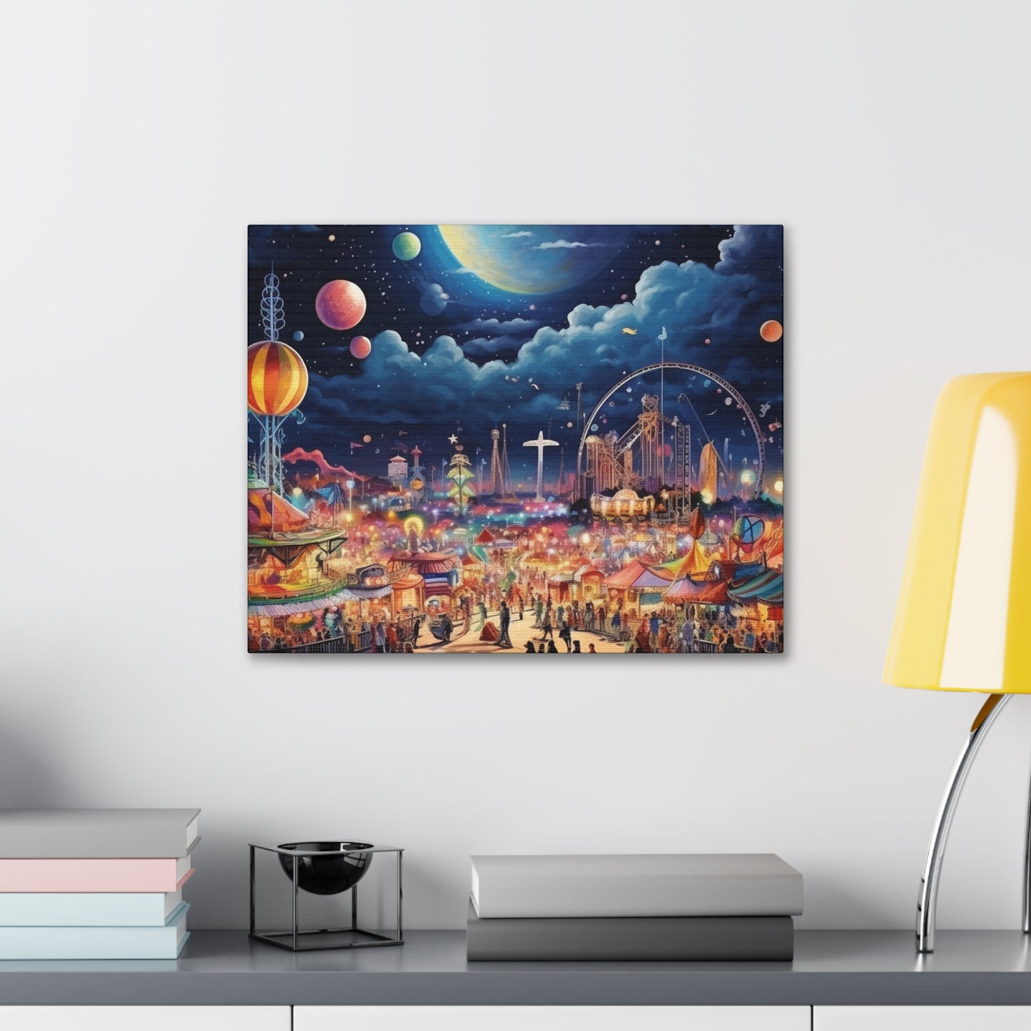 Space Carnival Canvas Art