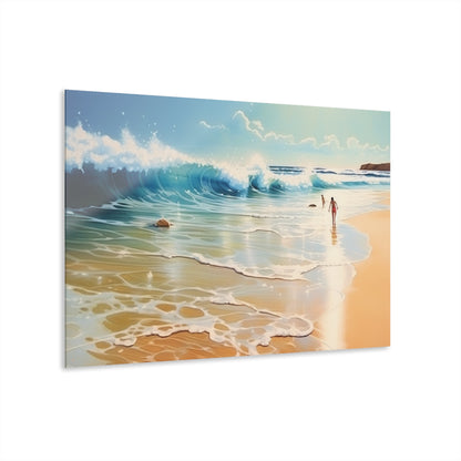 Beach Day, Landscape Concept Style, Acrylic Wall Art