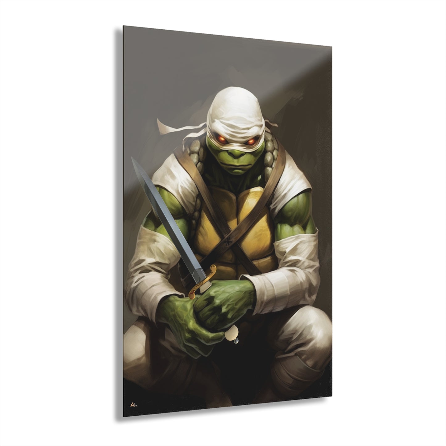 Enzo the Fifth Turtle, tmnt, pop culture, Concept Style, Acrylic Wall Art