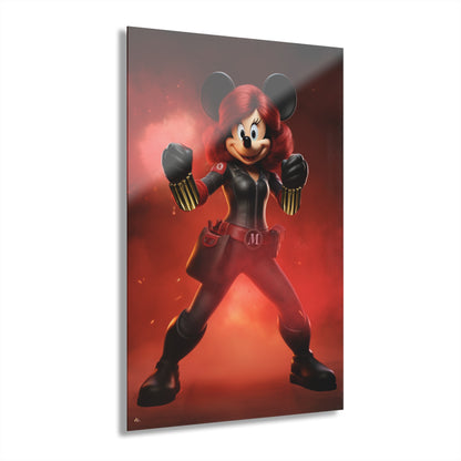 Minnie Widow, Pop Culture Concept Style, Acrylic Wall Art