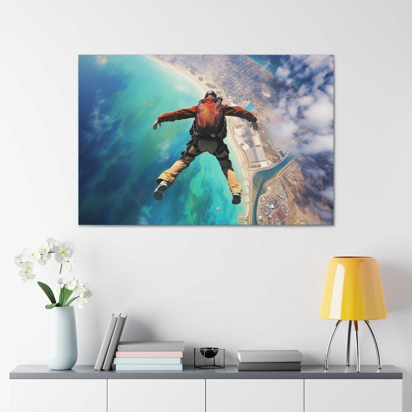 Free Fall Canvas Art