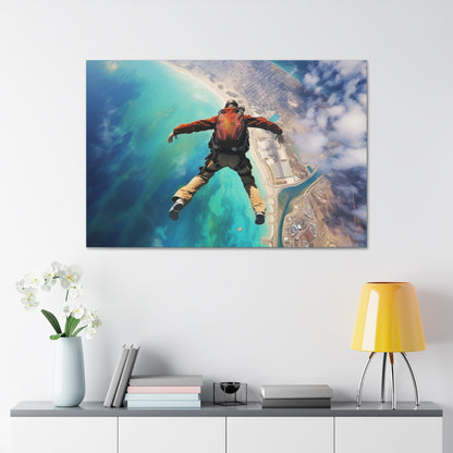 Free Fall Canvas Art