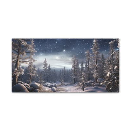 Celestial Snow Canvas Art