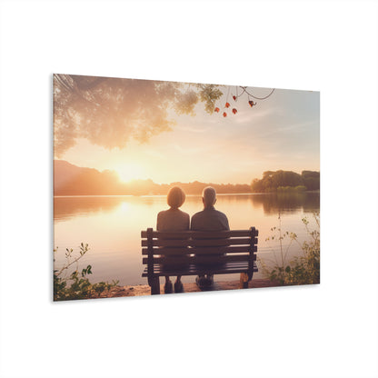 Lakeside Love, Landscape Concept Style, Acrylic Wall Art