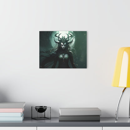 Hela, goddess of death, Norse Mythology, concept style, Acrylic Wall Art