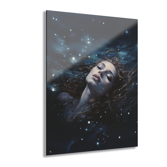 Star Gazer, Space Concept Style, Acrylic Wall Art