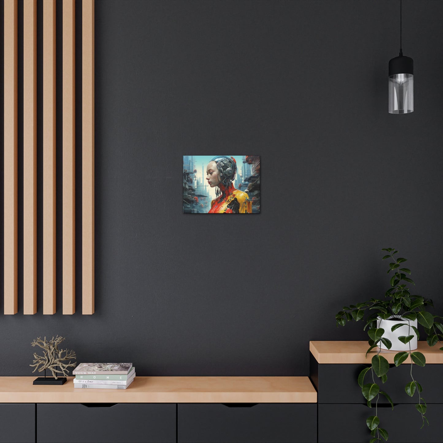 Pretty AI Canvas Art