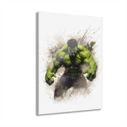 Incredible, Hulk, Bruce Banner, Marvel Color Splash, Concept, Style, Acrylic Wall Art