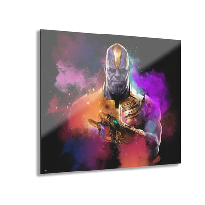 Snap, Thanos, Marvel Color Splash, Concept, Style, Acrylic Wall Art