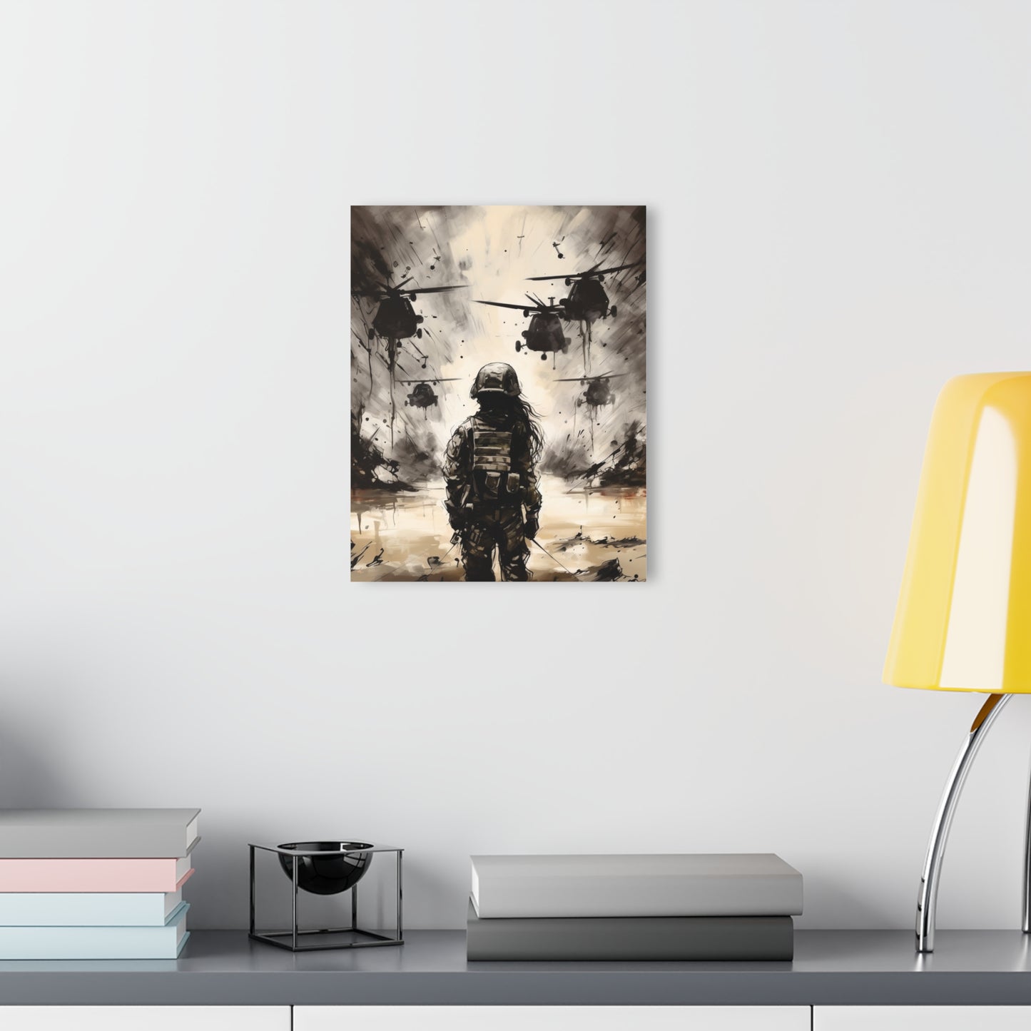 Battle Cry, Landscape, Concept Style, Acrylic Wall Art