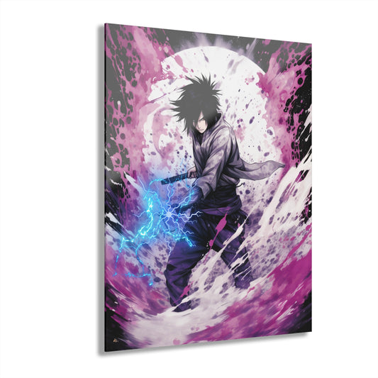 Sasuke, Anime, Naruto Color Splash, Concept Style, Acrylic Wall Art