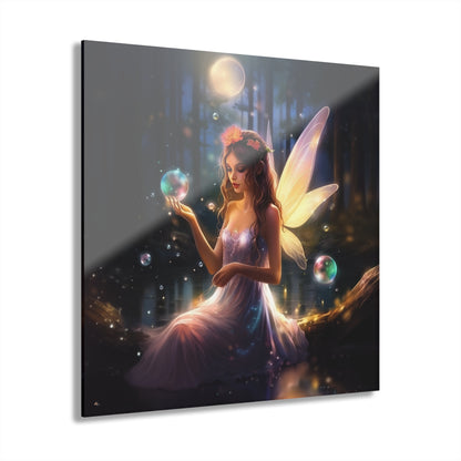 Bubbly Fairy, Fantasy, Concept, Acrylic Wall Art