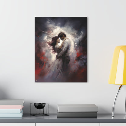 Love, human emotion, color splash concept, acrylic wall art