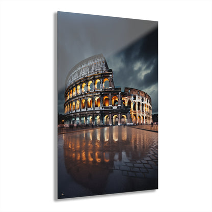 The Colosseum, Landscape, Concept, Acrylic Wall Art