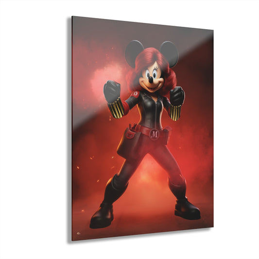 Minnie Widow, Pop Culture Concept Style, Acrylic Wall Art