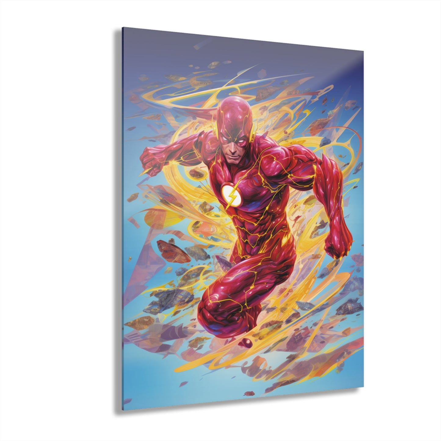 Flash, DC Color Splash, Concept,  Acrylic Wall Art