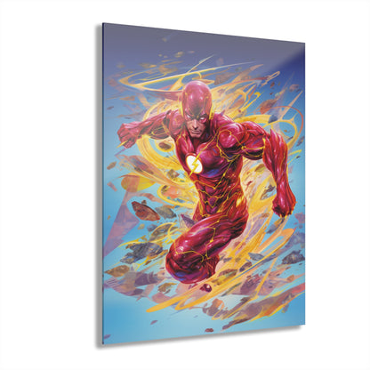 Flash, DC Color Splash, Concept,  Acrylic Wall Art