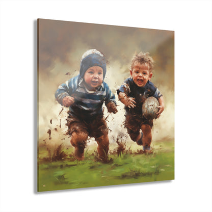 Rugby Boys, Concept Style, Acrylic Wall Art