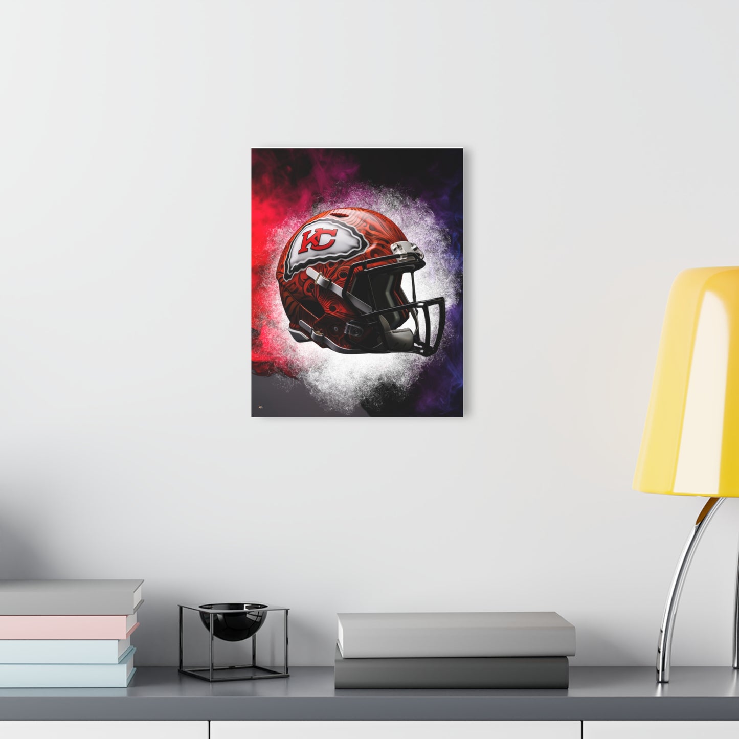 Chiefs Radiance, Kansas City, Football, Fan Colorsplash Concept Style, Acrylic Wall Art