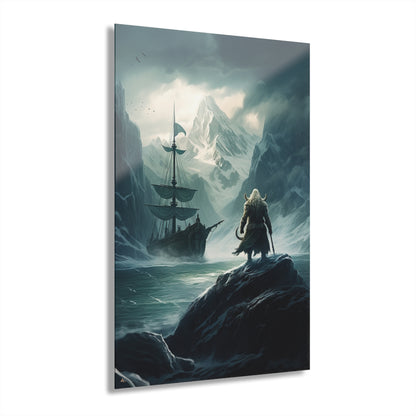 Norse Viking, Mythology, Original Concept Style, Acrylic Wall Art