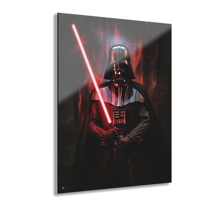 Lord Vader, Star Wars, Color Splash, Concept Style, Acrylic Wall Art