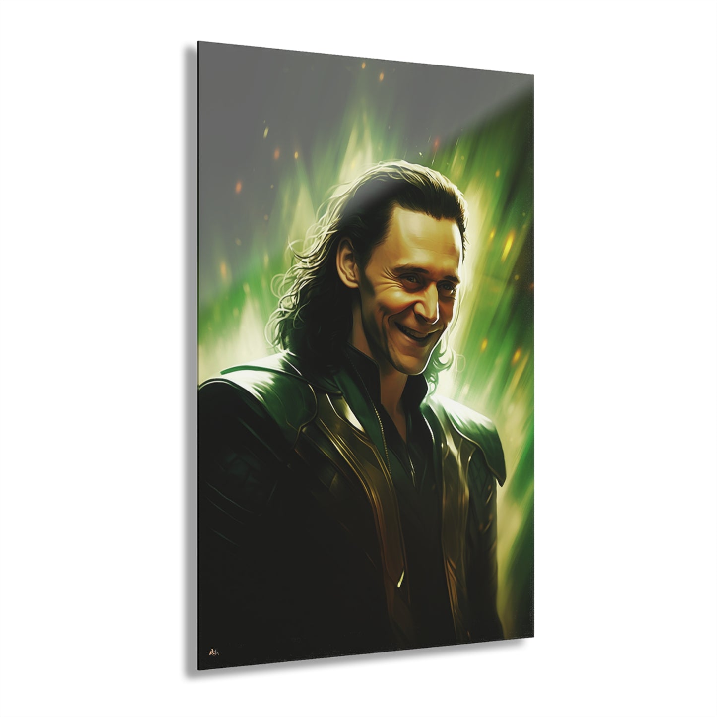 Glorious Purpose, Loki, Marvel Color Splash, Concept Style, Acrylic Wall Art