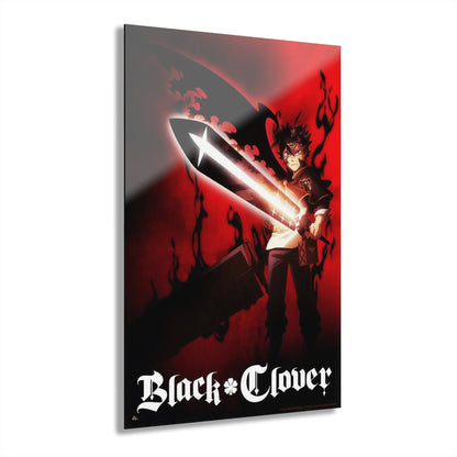 Asta, Anime, Black Clover Color Splash, Concept, Acrylic Wall Art