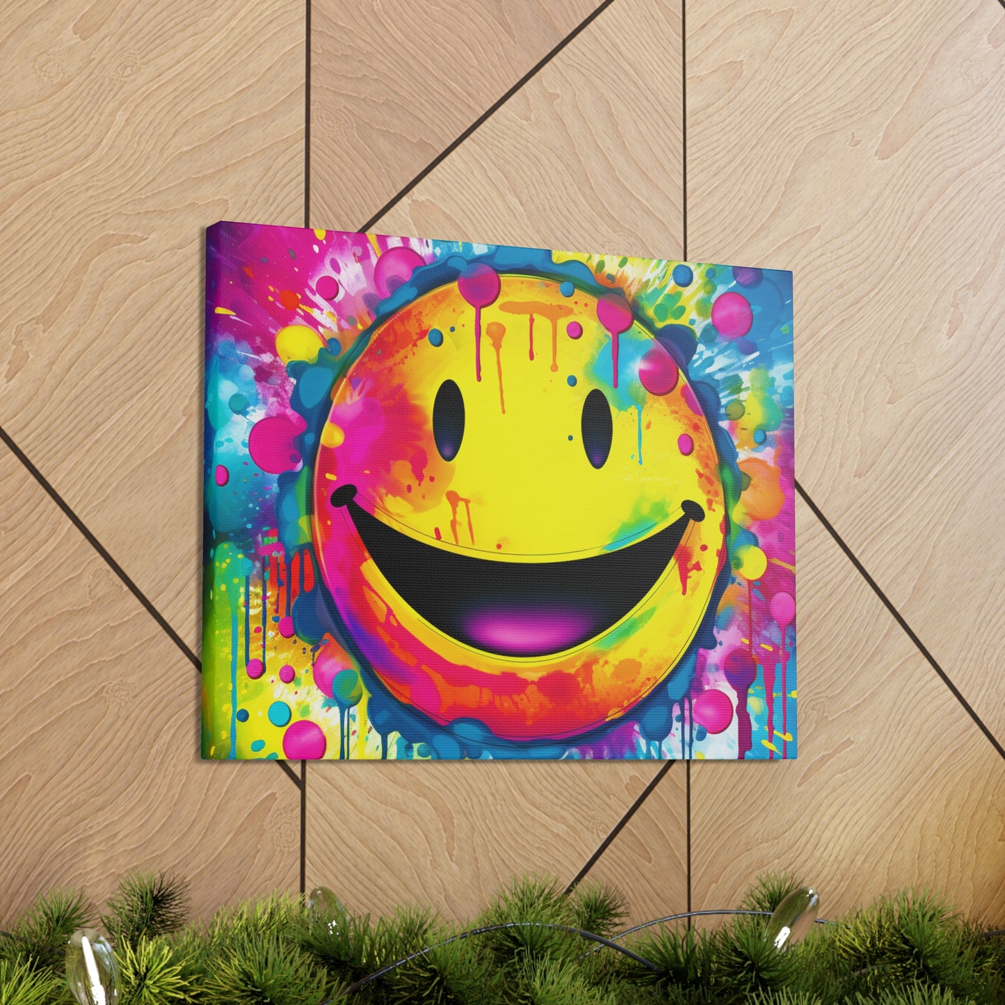 Just Smile Canvas Art