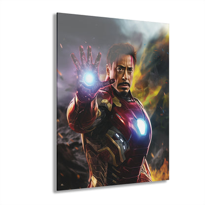 I am Iron Man, Pop Culture, Concept Style, Acrylic Wall Art