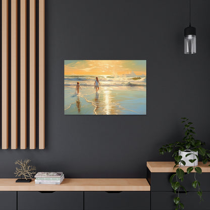 Sunset Walk Canvas Art