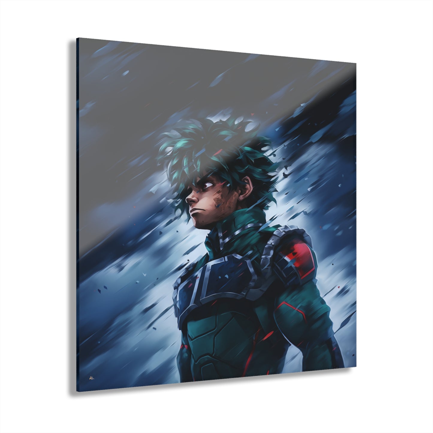 Midoriya, My Hero, Color Splash, Concept, Style, Acrylic Wall Art