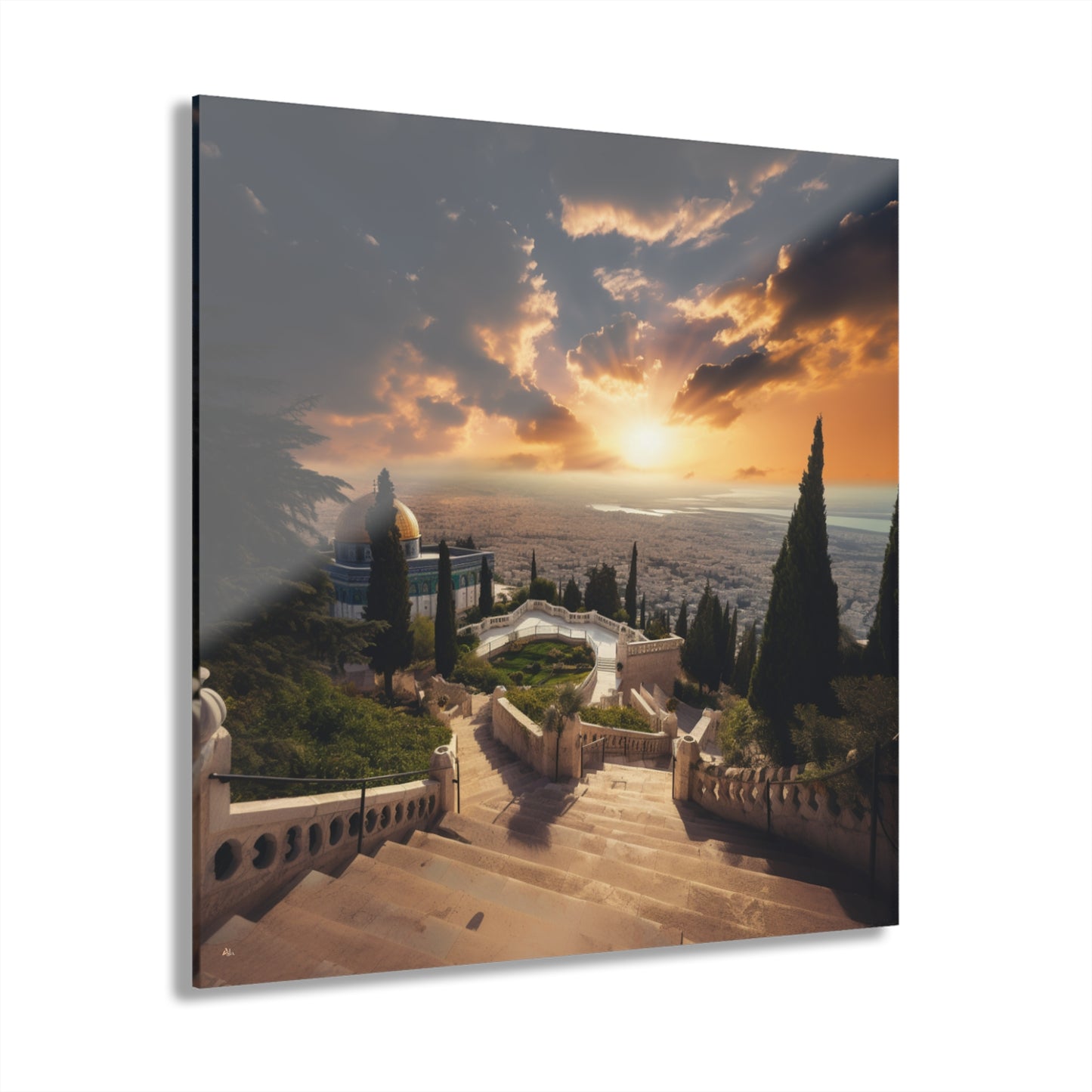 Holy, Landscape, Location, Concept, Acrylic Wall Art