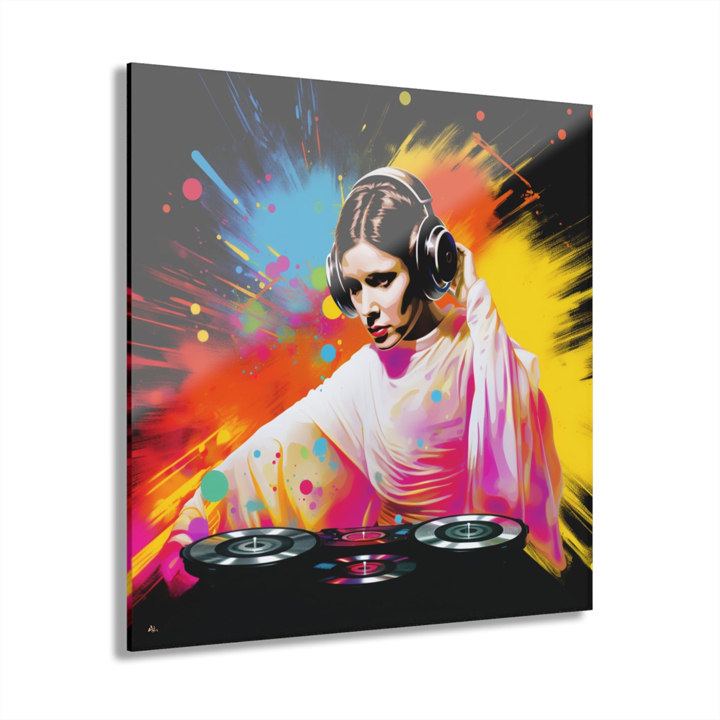 Star Mixer Leia, Pop Culture, Princess Concept Style, Acrylic Wall Art