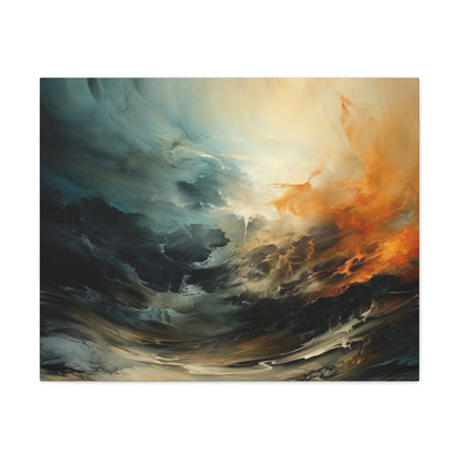 Fire storm Canvas