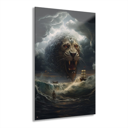 Oceanic Jungle, Animal Landscape, Concept Style, Acrylic Wall Art