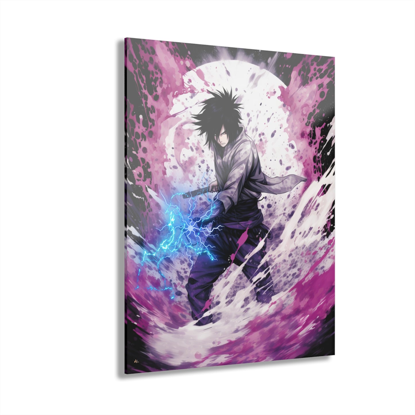 Sasuke, Anime, Naruto Color Splash, Concept Style, Acrylic Wall Art