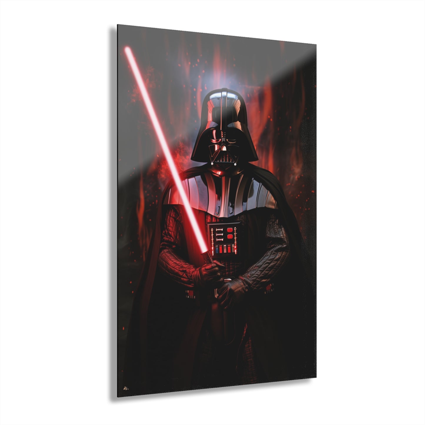 Lord Vader, Star Wars, Color Splash, Concept Style, Acrylic Wall Art