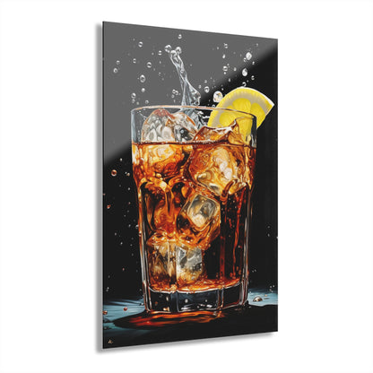 Rum and Coke, Concept Style, No Background, Acrylic Wall Art